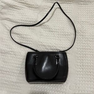Fossil black leather purse